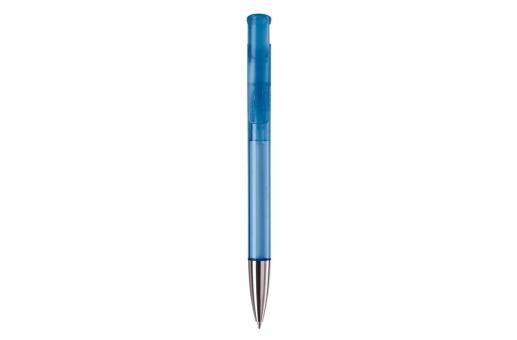 Avalon ball pen metal tip transparent Transparent blue