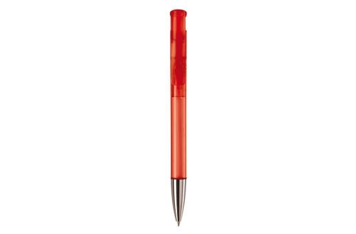 Avalon ball pen metal tip transparent Transparent red