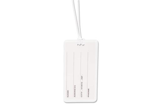 Luggage tag White