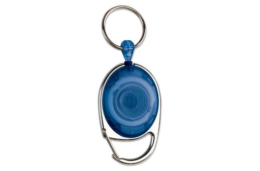 Namensschildhalter Transparent blau