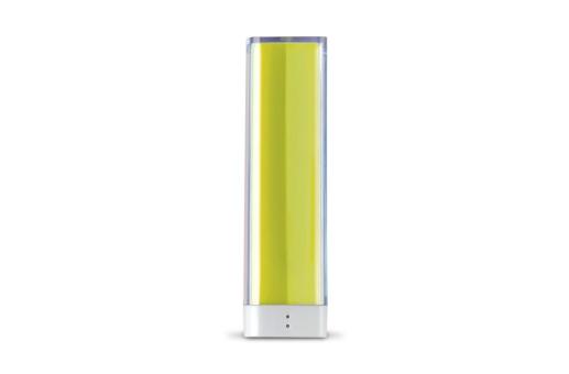 Powerbank transparent 2.200mAh Transparent green