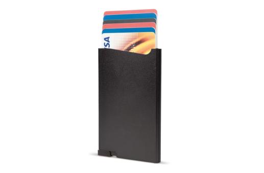 Aluminum card holder Black