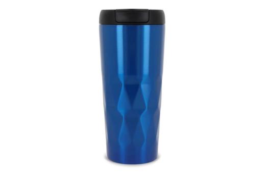 Thermo mug diamond pattern 450ml Aztec blue