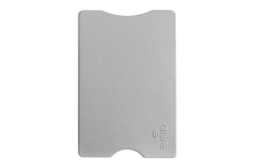 Cardholder anti-skim hard case Silver