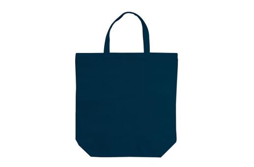 Carrier bag canvas 250g/m² 41x12x43cm Dark blue