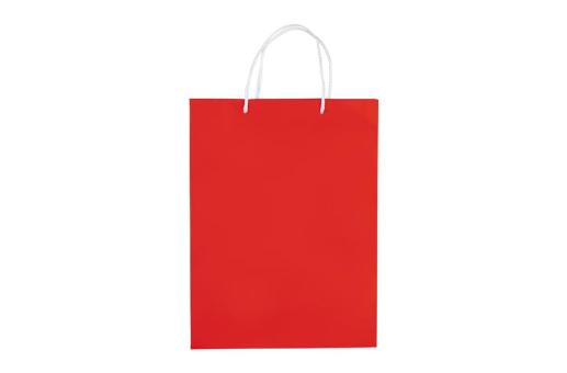 Laminierte Papiertasche, groß Rot