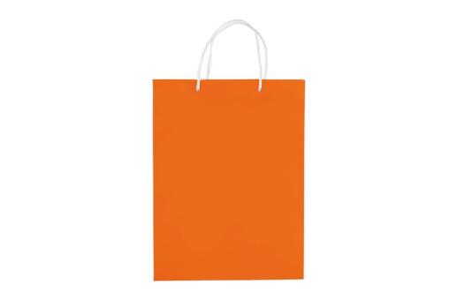 Laminierte Papiertasche, groß Orange