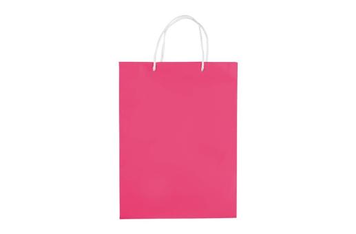 Laminierte Papiertasche, groß Rosa