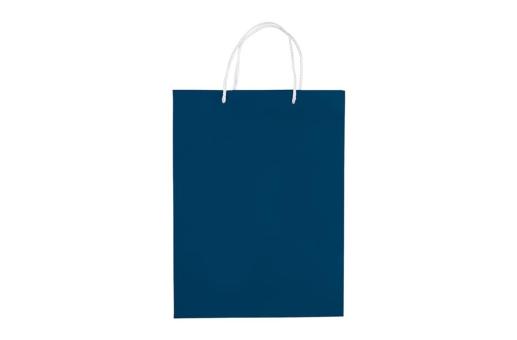 Laminierte Papiertasche, groß Dunkelblau