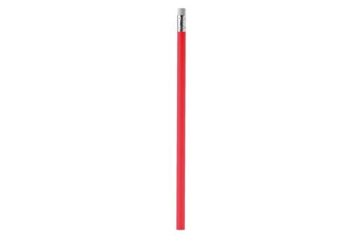 Pencil, with eraser Red