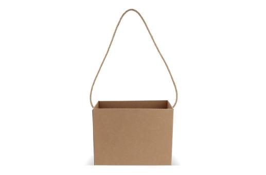 Karton-Tasche 32x16x24cm Braun