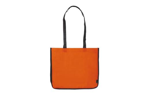 Einkaufstasche im Querformat PP Non-Woven 120g/m² Orange