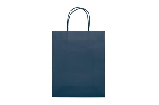 Mittlere Papiertasche im Eco Look 120g/m² Dunkelblau