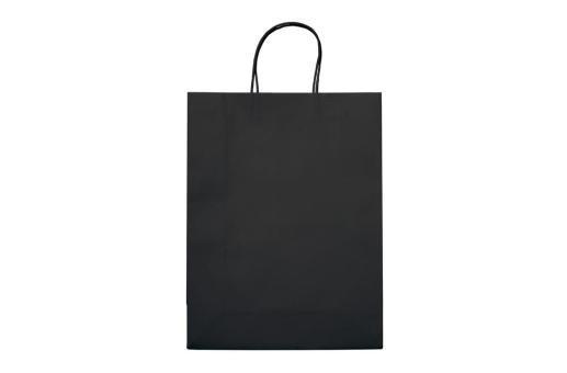 Große Papiertasche im Eco Look 120g/m² Schwarz