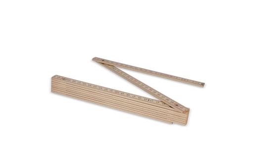 Folding ruler wood 2m premium natural Timber