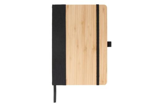 Notebook bamboo & R-PET A5 Black