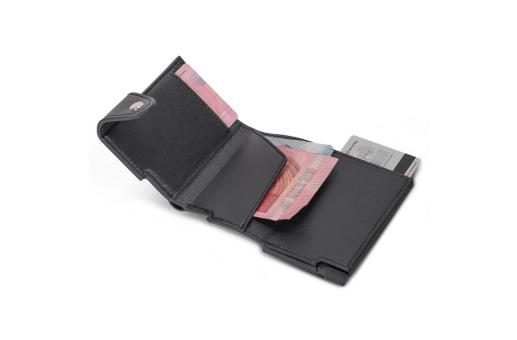 RFID card holder with wallet Black/black