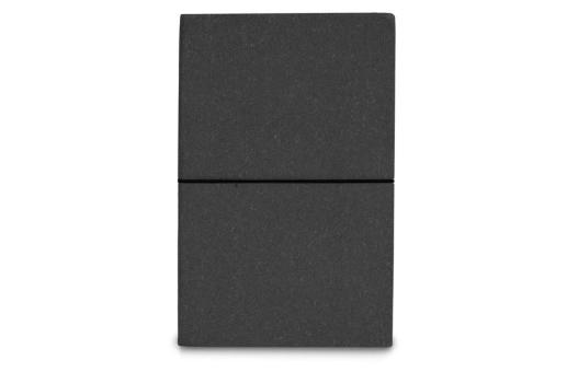 Recycled leather notebook A5 Dark grey