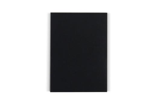 Notizbuch mit 150 Blatt Recyclingpapier Schwarz