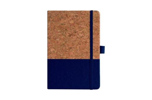 Cork notebook A5 Dark blue