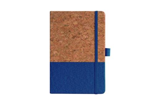 Cork notebook A5 Light blue