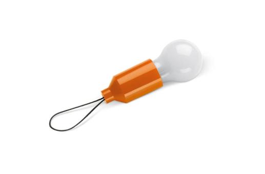 Schlüsselanhänger Glühlampe Orange