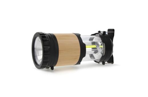 ABS & Bamboo Lantern & Torch Black