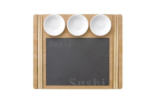 Sushi serving set Timber