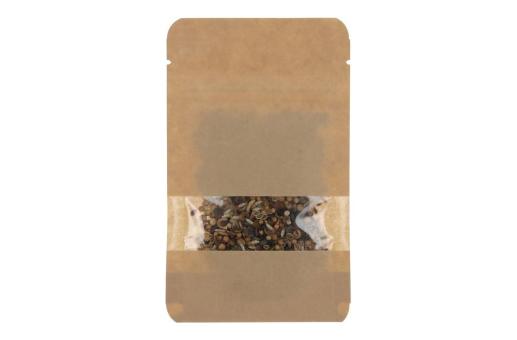 Seed bags bee & butterfly flowers 4 gram Brown