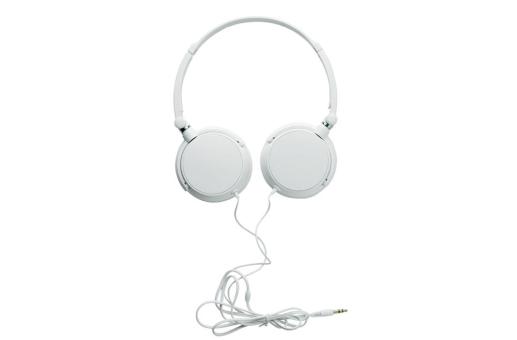 On-ear headphone rotatable White