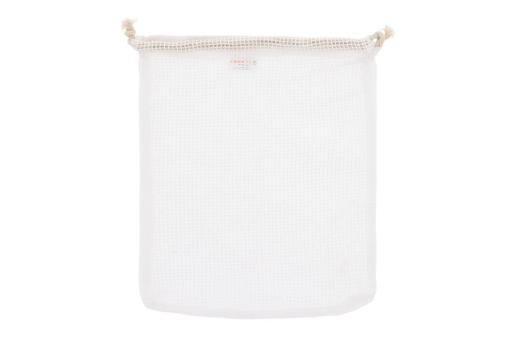 Reusable food bag OEKO-TEX® cotton 25x30cm White