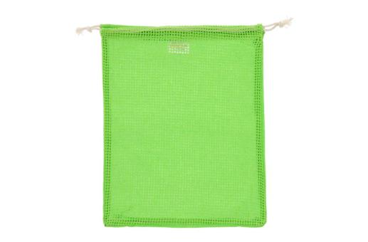 Reusable food bag OEKO-TEX® cotton 25x30cm Light green