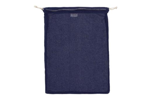 Reusable food bag OEKO-TEX® cotton 30x40cm Dark blue