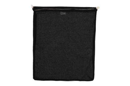 Reusable food bag OEKO-TEX® cotton 40x45cm Black