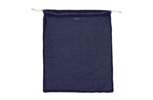 Reusable food bag OEKO-TEX® cotton 40x45cm Dark blue