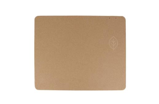 Mousepad with wireless charger recycled paper Nature