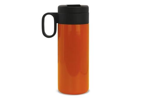 Thermo bottle Flow with handle 400ml Orange