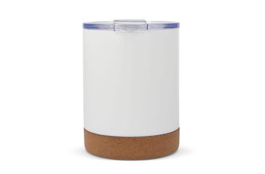 T-ceramic thermo mug with lid Lena 350ml White