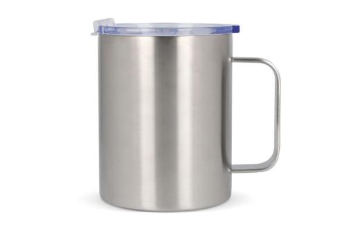 T-ceramic thermo mug with lid Danube 350ml Silver