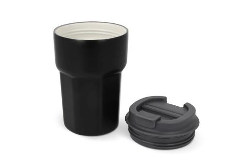 T-ceramic thermo mug with lid Zambezi 350ml Black