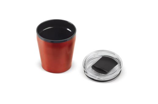 Coffee to go Tasse 180ml Dunkelrot