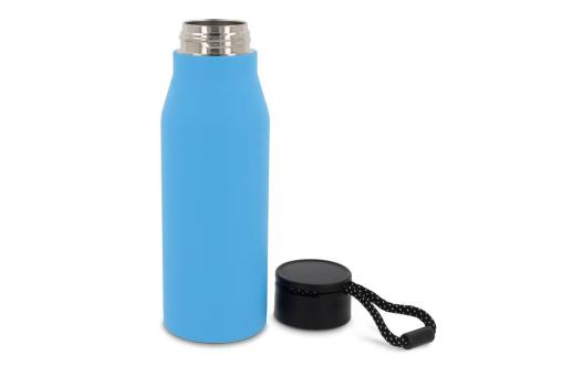 Isolierflasche mit Trageschlaufe 600ml Hellblau