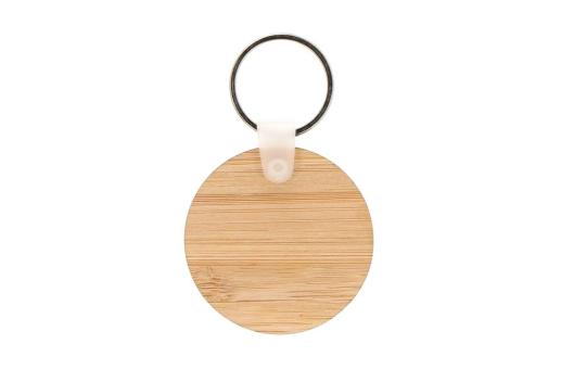 Keyring Bamboo round Nature