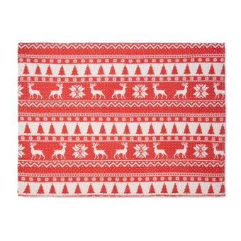 TOSTI RPET fleece blanket 190 gr/m² Red