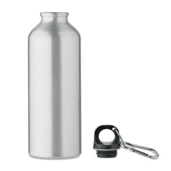 REMOSS Recycled aluminium bottle 500ml Flat silver