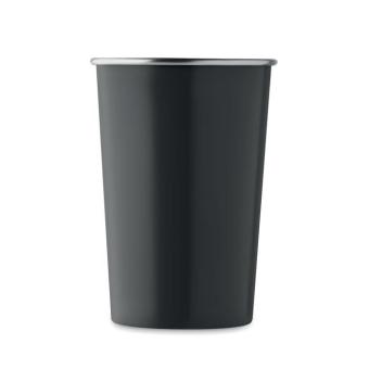 FJARD Becher recycelter Edelstahl Schwarz