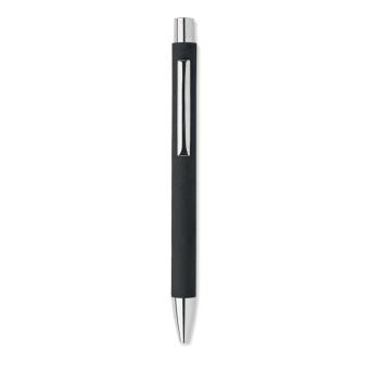 OLYMPIA Recycled paper push ball pen Black