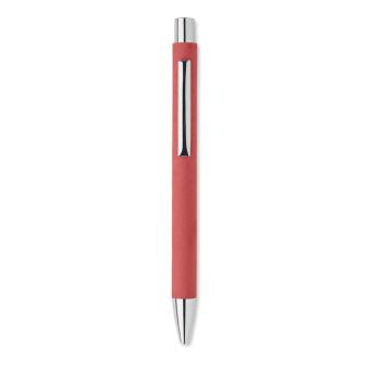 OLYMPIA Recycled paper push ball pen Red