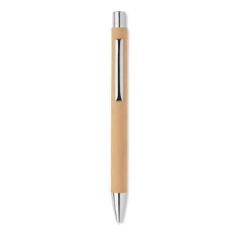 OLYMPIA Recycled paper push ball pen Fawn