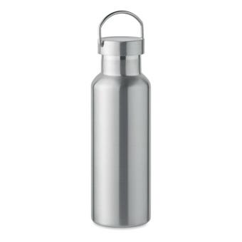 FLORENCE Doppelwandige Flasche 500 ml Silber matt